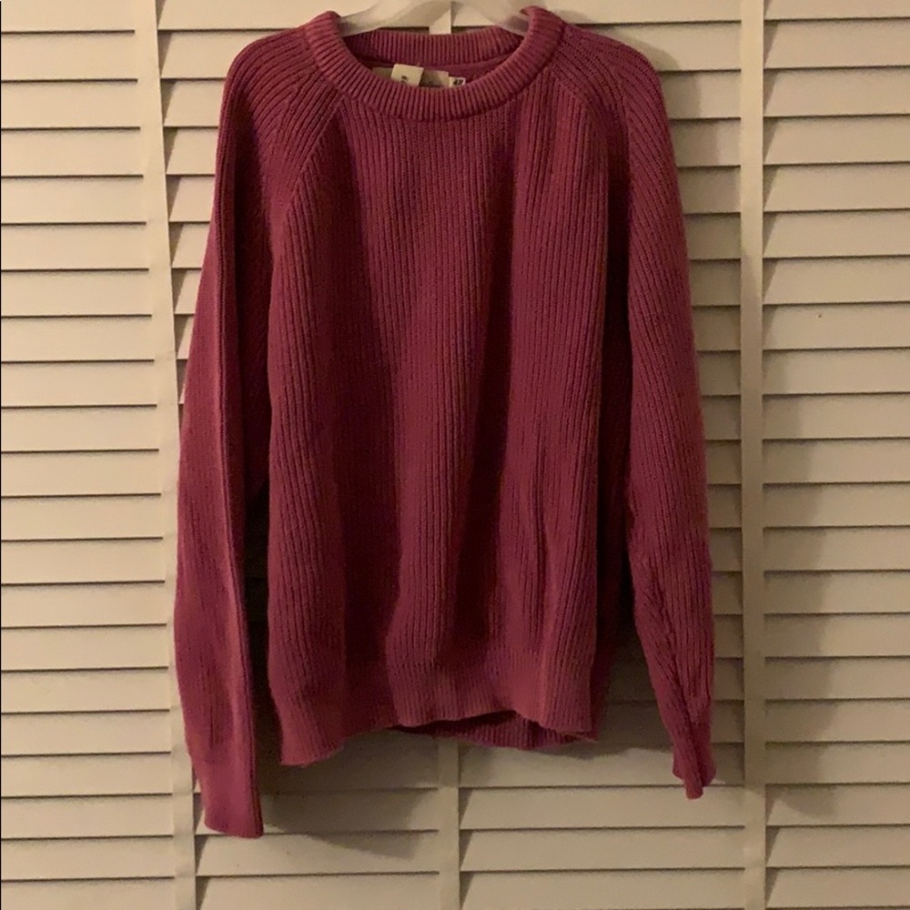 Oversized Pink Sweatshirt